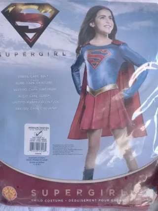 Disfraz superwoman RUBIES niña talla 5-7