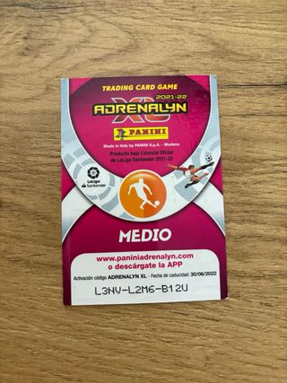 Carta Pedri Balón de Oro Panini