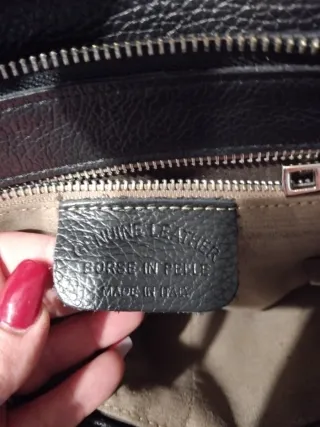 Bolso piel hecho en italia