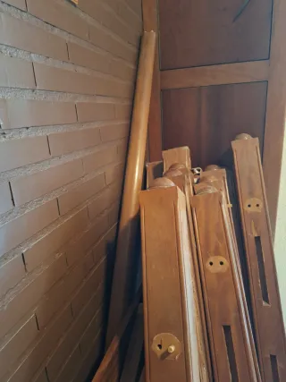 Barandilla Escalera Madera Maciza
