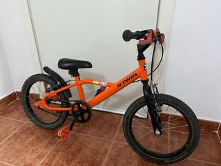 Bici infantil naranja Rueda 16 Btwin