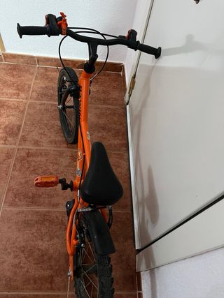 Bici infantil naranja Rueda 16 Btwin