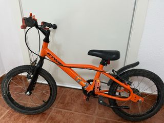 Bici infantil naranja Rueda 16 Btwin