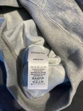 Felpa Christian Dior S nuova con cartellino