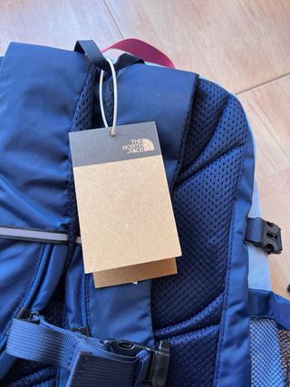 Mochila The North Face Beige y Azul