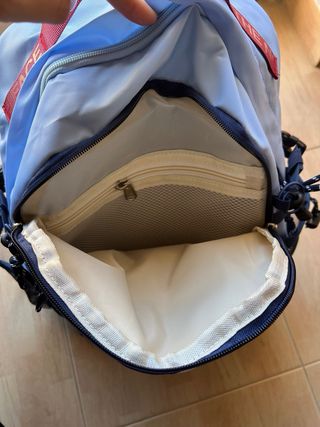 Mochila The North Face Beige y Azul