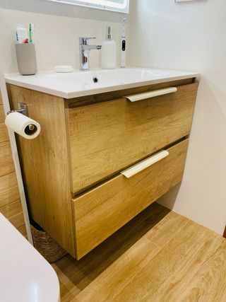 Mueble baño Roca madera y metal