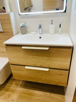 Mueble baño Roca madera y metal
