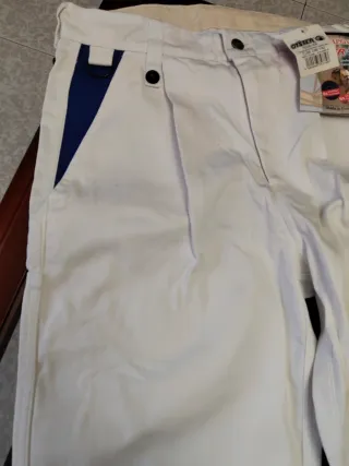 Pantalón de trabajo pintor blanco
