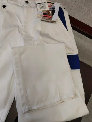 Pantalón de trabajo pintor blanco