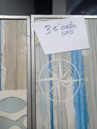 Cuadro decorativo 5 euros