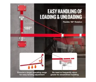 VEVOR Brazo de Soporte de Polipasto Eléctrico