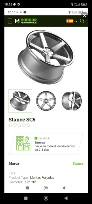 Llantas Stance BMW 19"