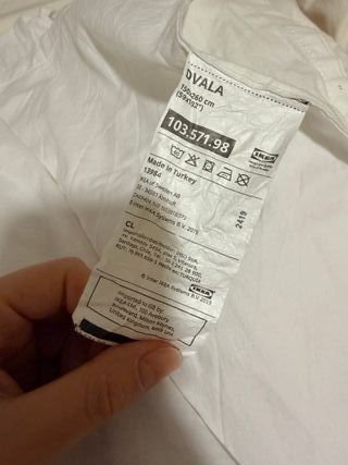 2 Sábanas DVALA Blanca 150x260 cm