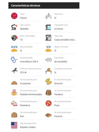 Robot Cocina KitchenAid Classic Blanco