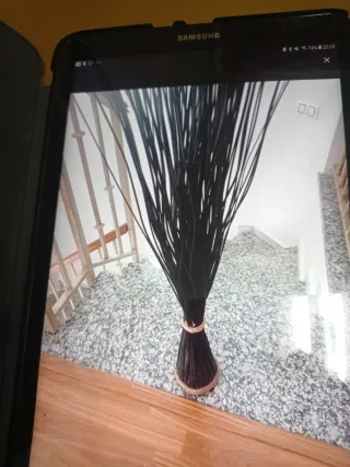 Decoración Hogar Ramo Seco Negro Marrón