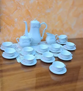 Juego de café Vista Alegre porcelana