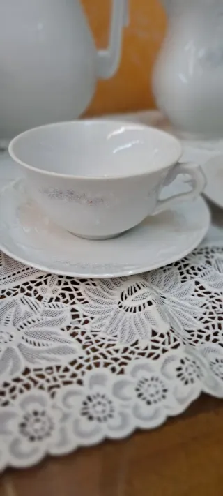 Juego de café Vista Alegre porcelana