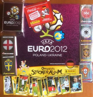 Colección sin pegar Euro 2012 - Versión Alemana
