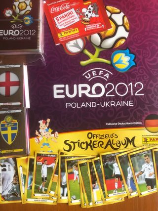 Colección sin pegar Euro 2012 - Versión Alemana