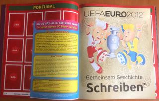 Colección sin pegar Euro 2012 - Versión Alemana