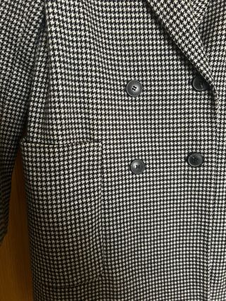 Abrigo cuadros Zara