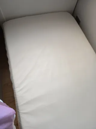 Cama infantil blanca 70x140