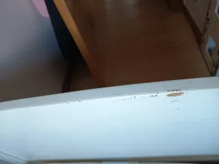 Cama infantil blanca 70x140