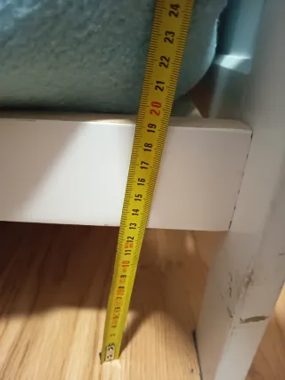 Cama blanca 70x140 infantil