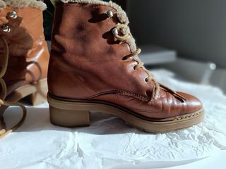 Botines Hispanitas Piel Marrones Talla 38