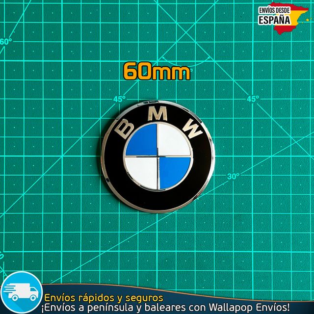 Pack 3 Emblemas BMW Classic 70mm + 60mm