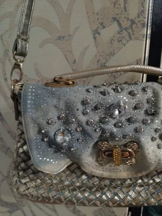 Bolso vaquero con pedrería