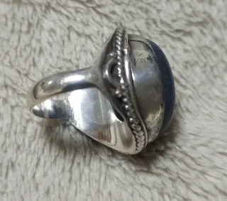Anillo Plata y Lapislázuli