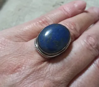 Anillo Plata y Lapislázuli