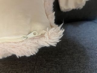 2 Fundas Cojín Felpa Gruesa 100%nuevas lana suave