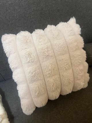 2 Fundas Cojín Felpa Gruesa 100%nuevas lana suave