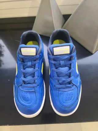 Zapatillas Joma Top Flex Fútbol Sala Azul/Amarillo