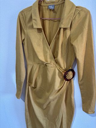 Vestido ASOS amarillo talla S