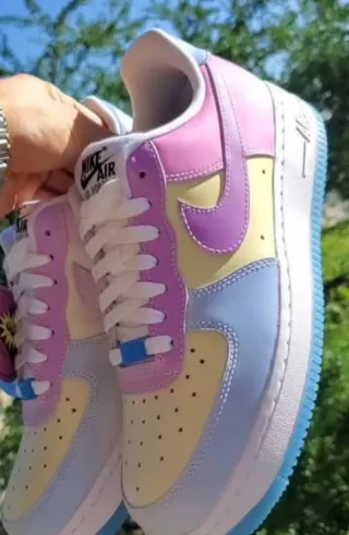 Nike Air Force 1 Blancas Flores