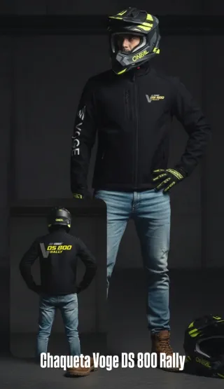 Chaqueta Softshell CFMOTO 800MT Fluor