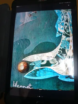 Cuadro Geisha Metal y Madera