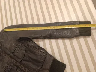 Giacchetto vera pelle marrone