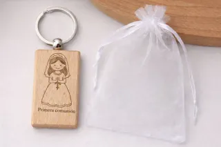 Llaveros personalizados de Comunión.