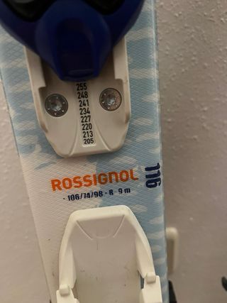 Esquís infantiles Rossignol 116 cm