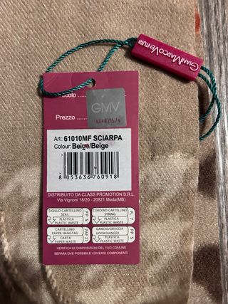 Sciarpa Gian Marco Venturi originale