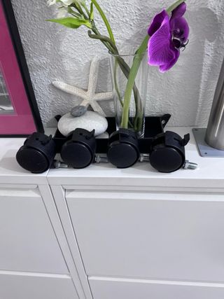 4 Gambe Coniche in Acciaio Inox Opaco