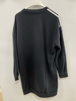 Sudadera Adidas Negra con Rayas