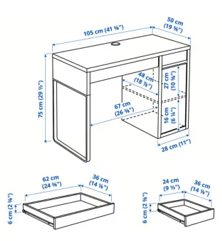 Escritorio Ikea Blanco