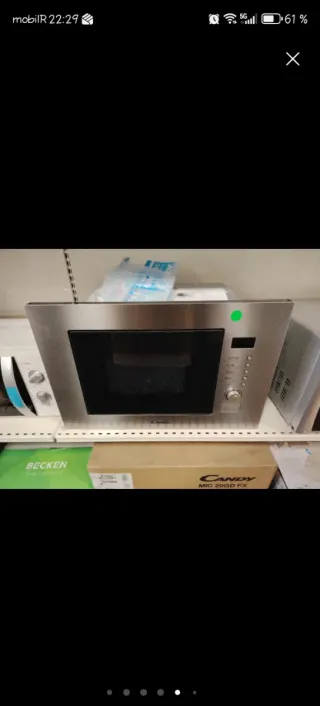 Microondas de encastre Candy