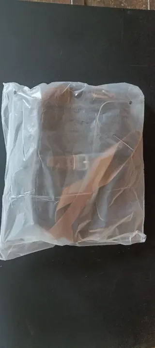 Bolso bandolera unisex gris y marrón